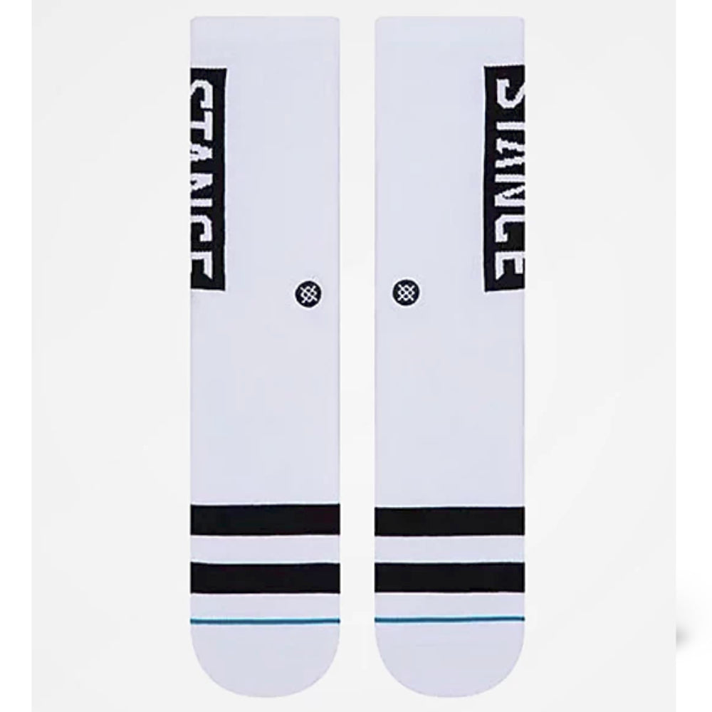 Stance The OG White Socks Front