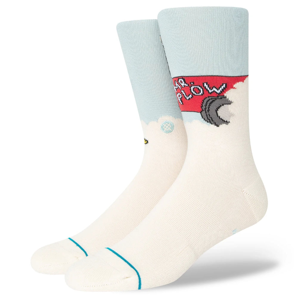 Stance x The Simpsons Mr. Plow Crew Socks Infiknit