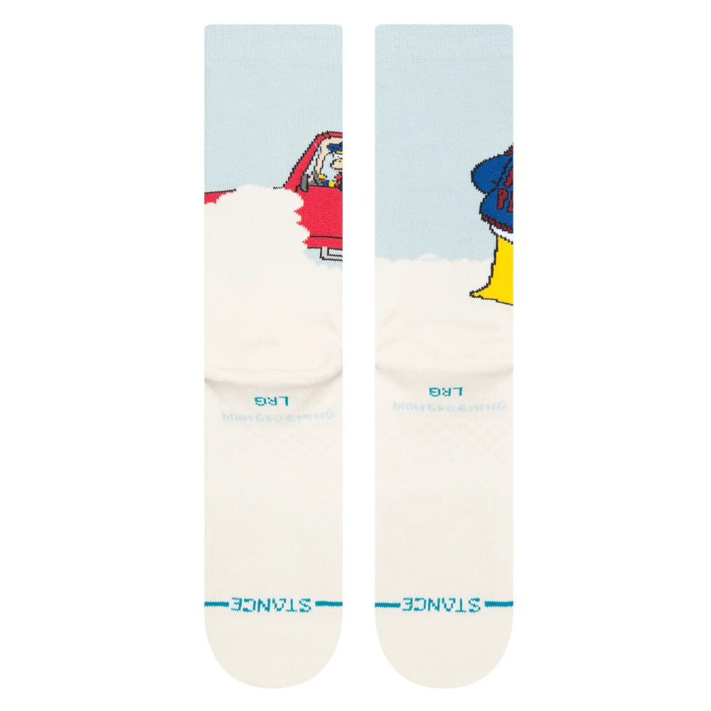 Stance x The Simpsons Mr. Plow Crew Socks Infiknit Back