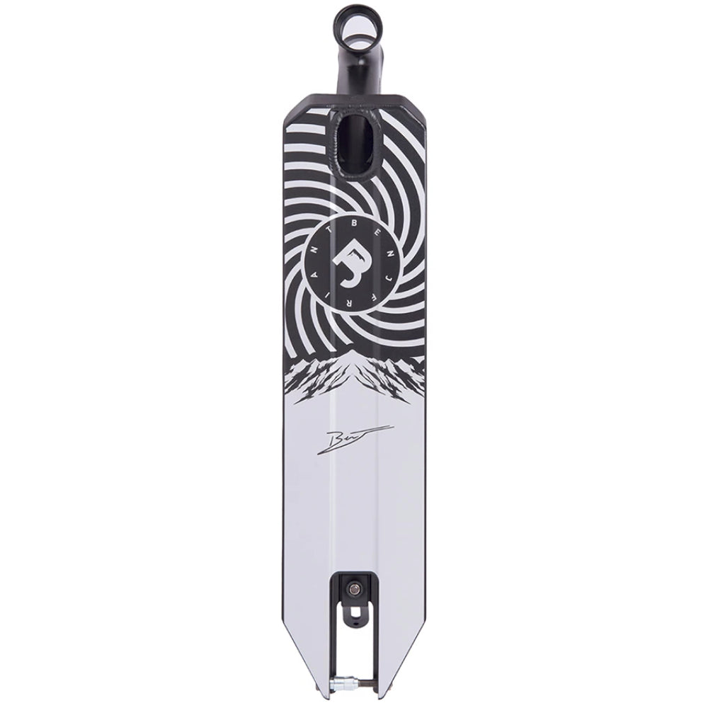 Striker BenJ No Limit Signature Black Light Park Freestyle Scooter Deck Bottom Design