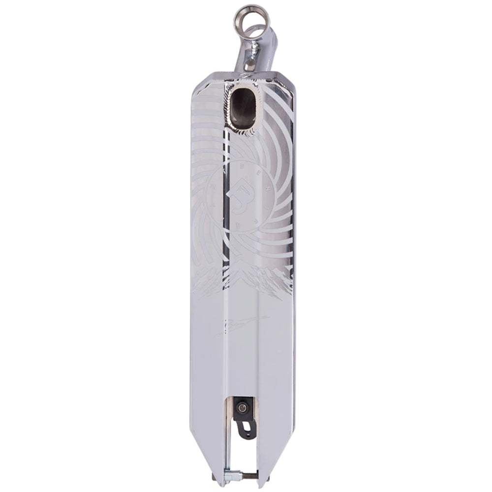 Striker BenJ No Limit Signature Chrome Light Park Freestyle Scooter Deck Bottom Design