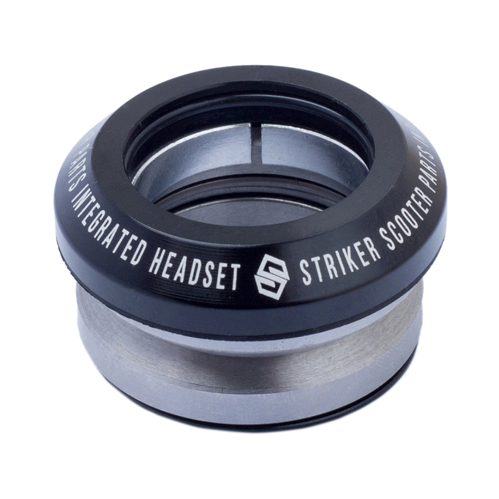 Striker Integrated - Scooter Headset Black