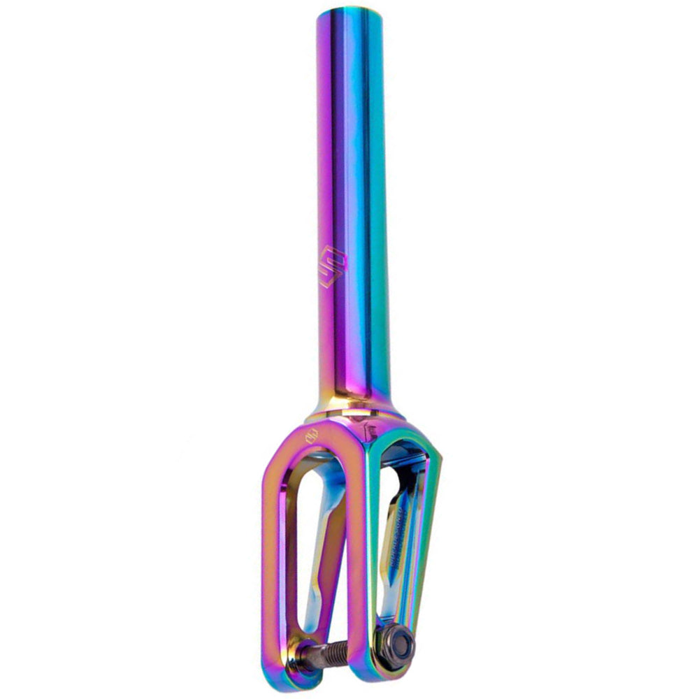 Striker LUX IHC Scooter Fork Neo Chrome Oilslick Rainbow