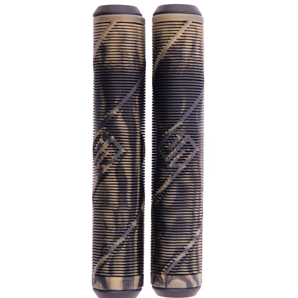 Striker Logo Grips Black Gum Gold