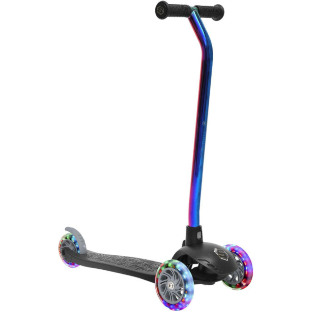 Sullivan Lean N Glide Tri Scooter - Kick Scooter Neo Chrome Black Oilslick