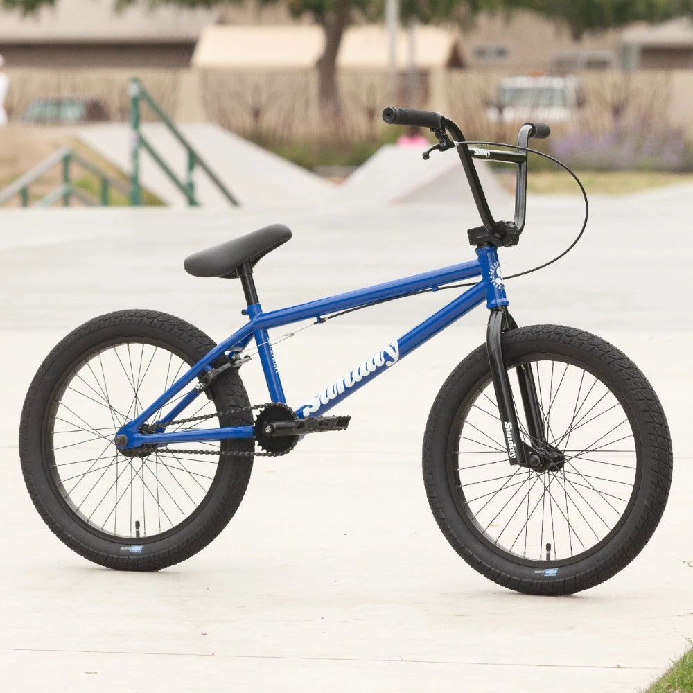 Sunday Blueprint Gloss Blue 20" BMX Complete Perfect Beginner Bike