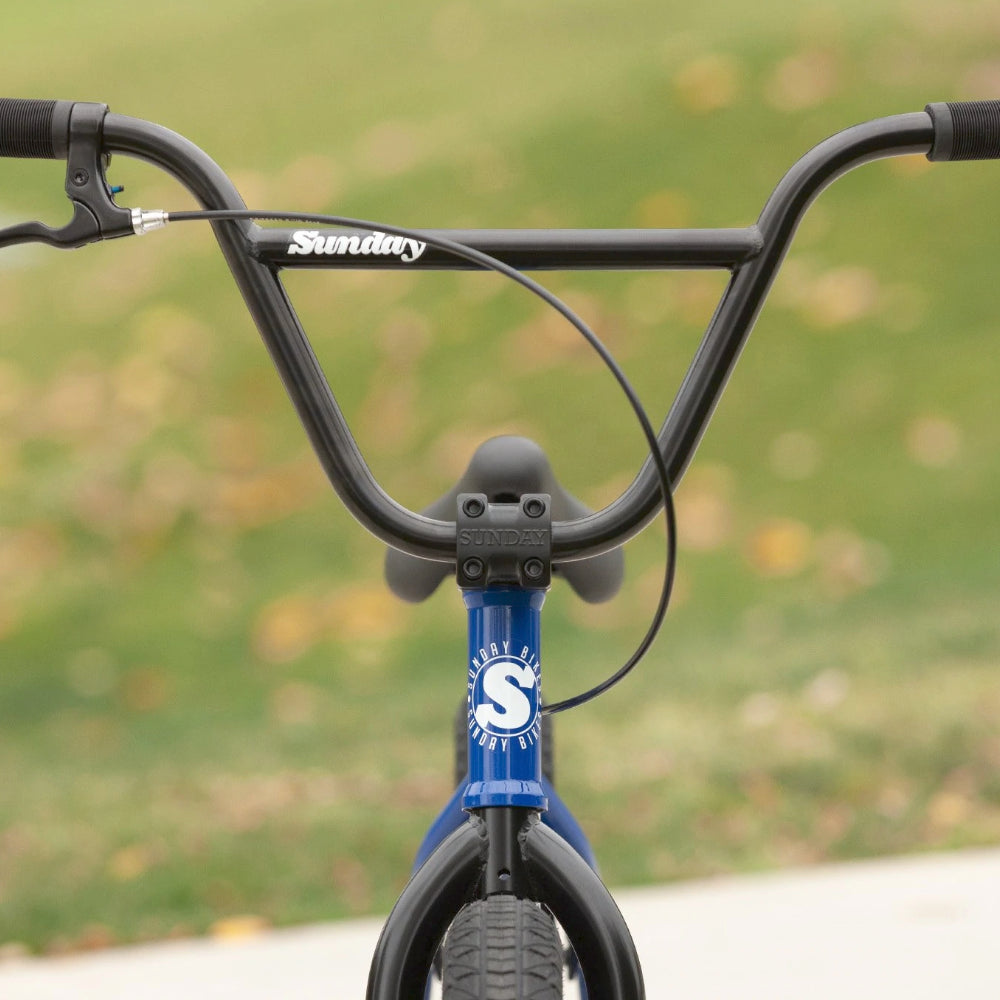 Sunday Blueprint Gloss Blue 20" BMX Complete Bars 9" rise And Freeze Stem