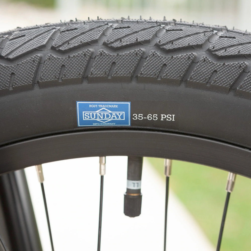 Sunday Blueprint Gloss Blue 20" BMX Complete Current V2 Tires
