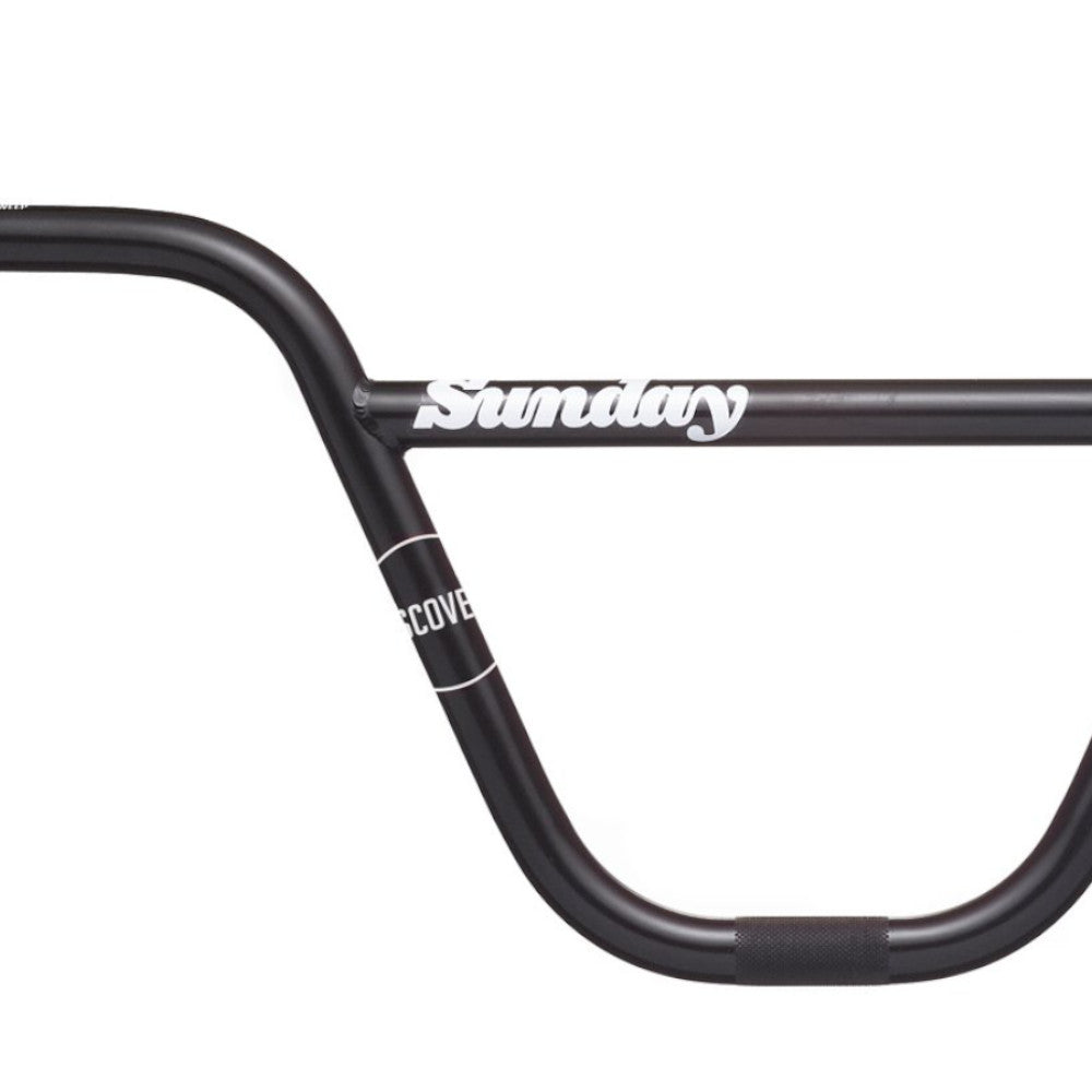Sunday Discovery Black 9.25" - BMX Bar Close Up Logo
