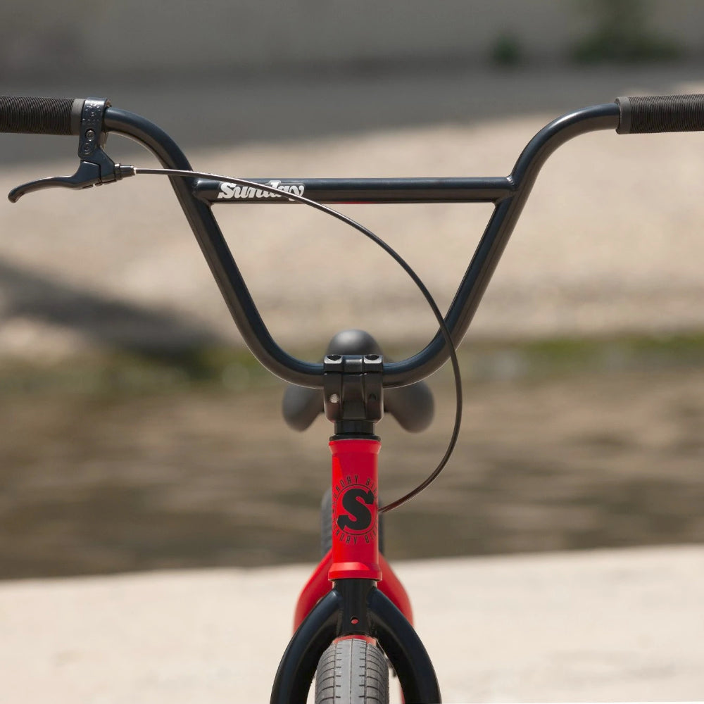 Sunday Primer Matte Fire Engine Red 20" 2022 - BMX Complete Bars 9"