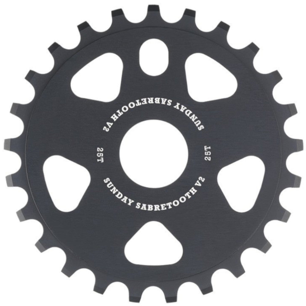 Sunday Sabretooth V2 Black 25T- BMX Sprocket