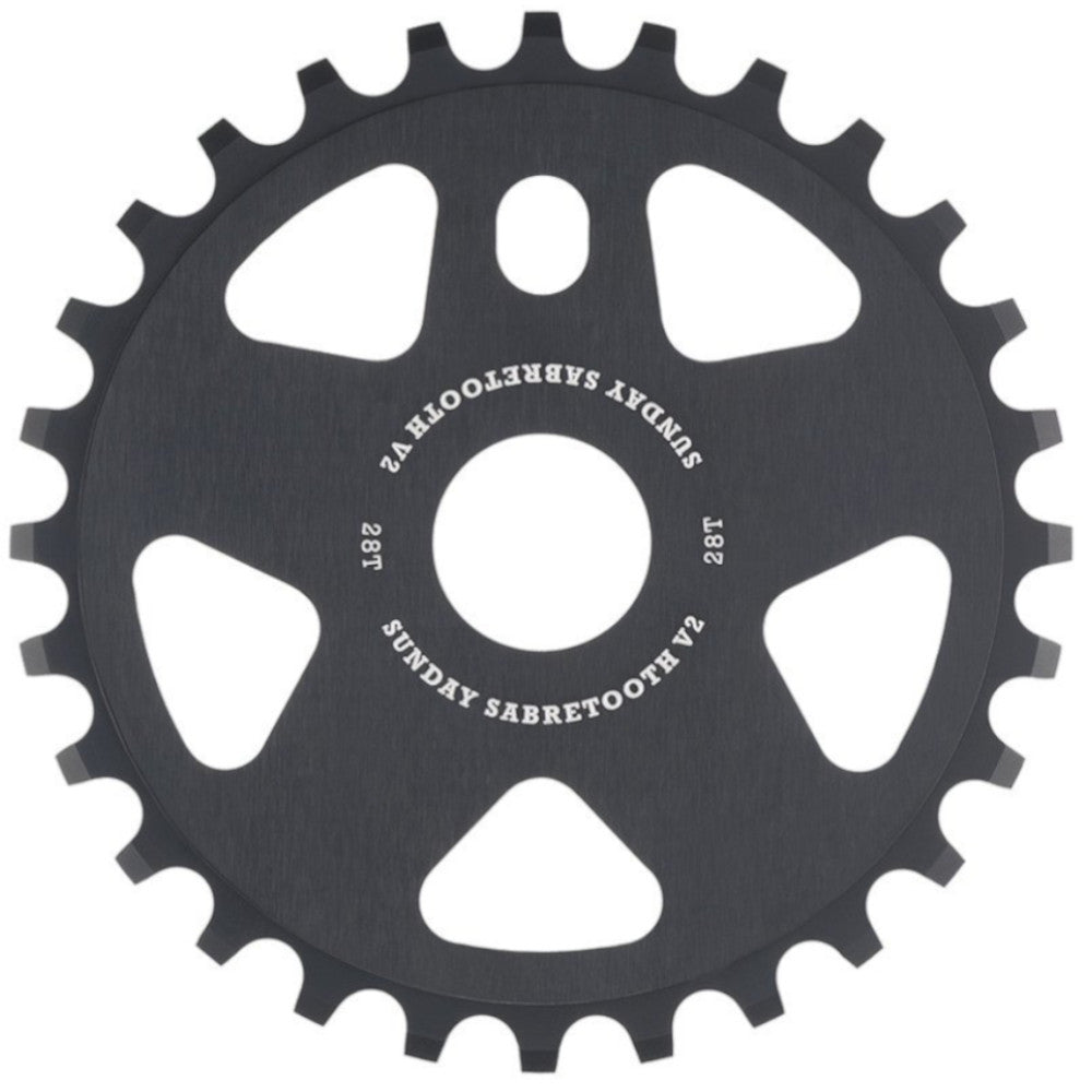 Sunday Sabretooth V2 Black 28T- BMX Sprocket