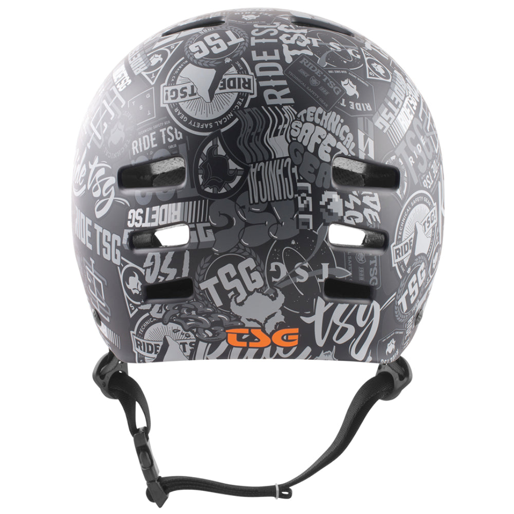 TSG Evolution Graphic Design Stickerbomb (CERTIFIED) - Helmet Back Logo