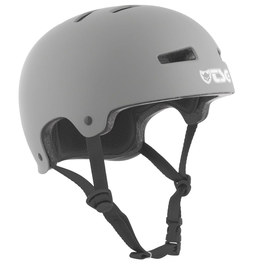TSG Evolution Youth Solid Color Satin Coal (CERTIFIED) - Helmet