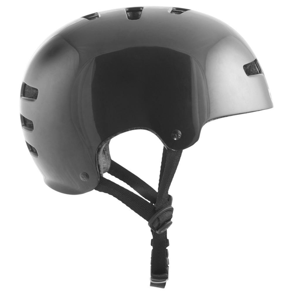 TSG Evolution Youth Injected Color Black Certified Helmet Right