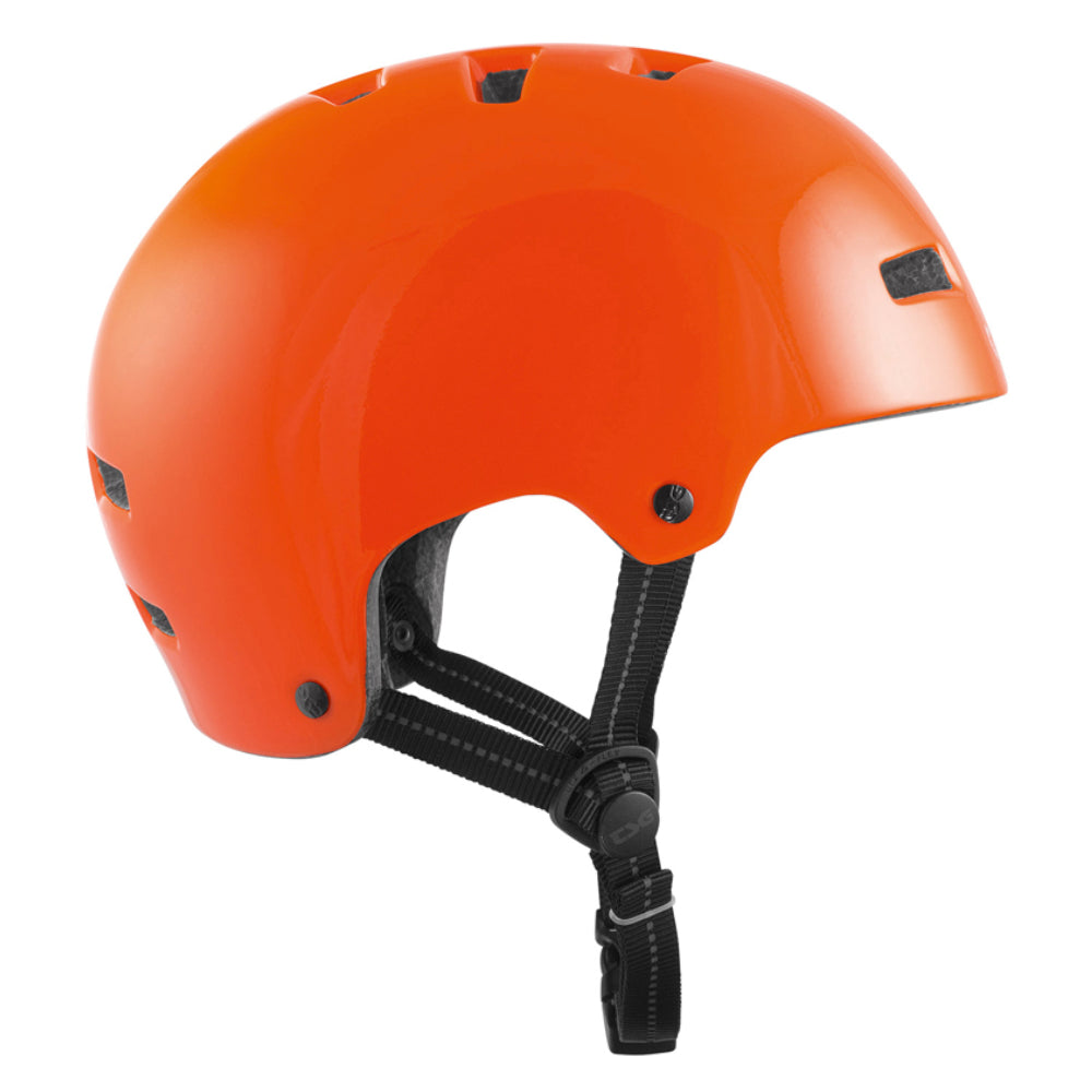 TSG Nipper Maxi Solid Color Gloss Orange (CERTIFIED) - Youth Helmet right Side