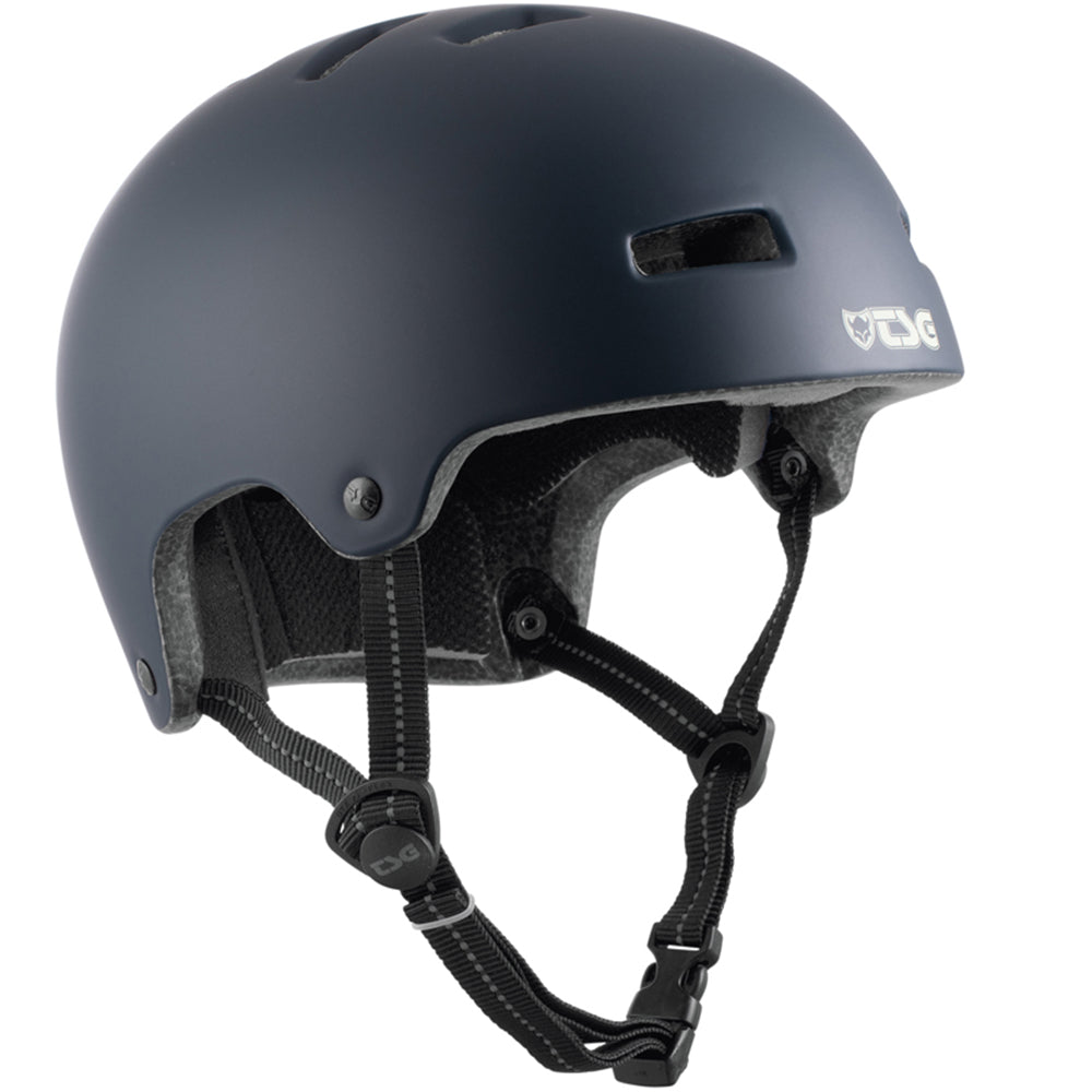 TSG Nipper Maxi Solid Color Paynes Grey (CERTIFIED) - Helmet Close Up