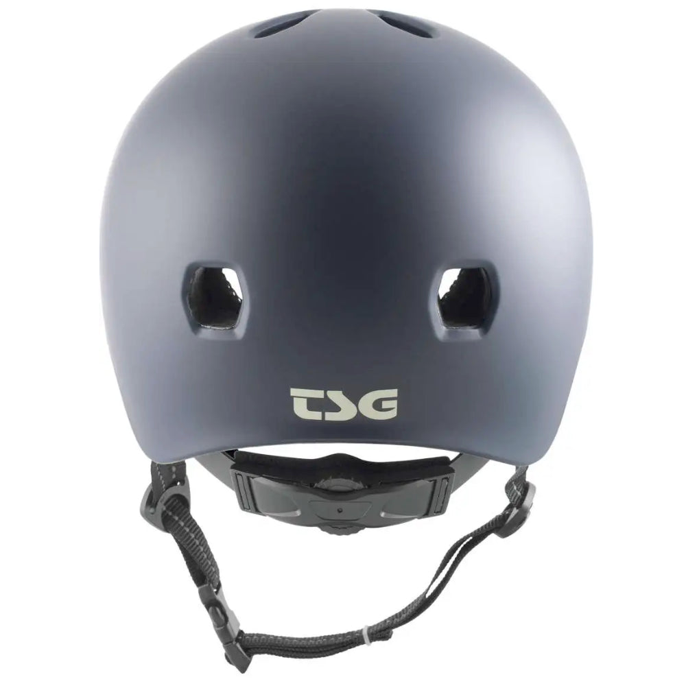 TSG The Meta Solid Color Satin Paynes Grey (CERTIFIED) - Helmet Back Adjustment