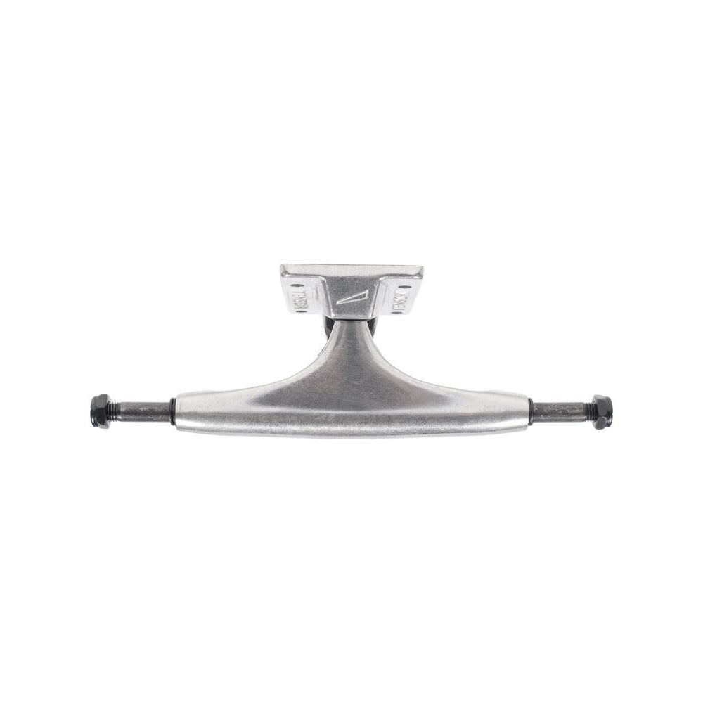 Tensor Alloys Raw Skateboard Trucks Size: 4.25 / 4.75 / 5.0 / 5.25 / 5.5 Raw Set of 2 Trucks Features: Tensor Alloy- Best Grind. Best Turn. Best Truck. Raw Grind. Fast Turn. Traditional Aluminum Alloy.
