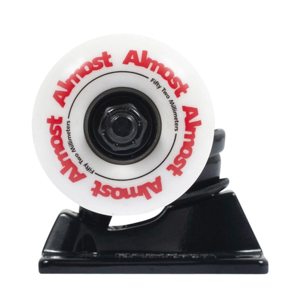 Tensor x Almost Color Skateboard Trucks And Wheels Combo Side 52mm