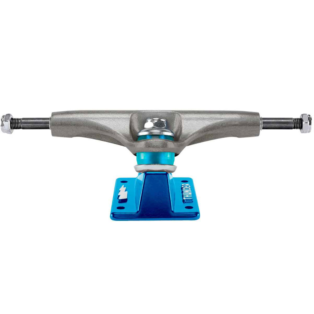 Thunder Charged Hollows Lights Skateboard Trucks Clear Blue 90DU Bushings