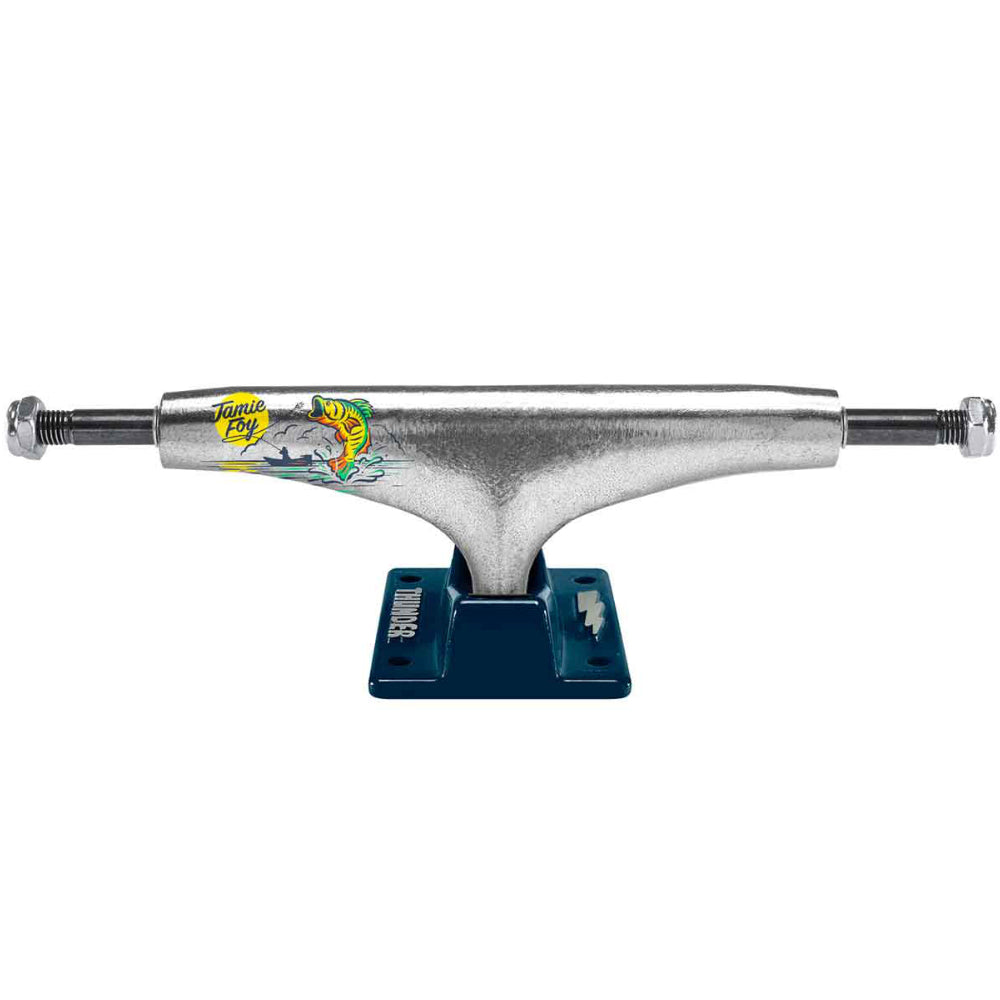 Thunder Jamie Foy Angler Signature Team Edition Blue Skateboard Trucks Fishing Design