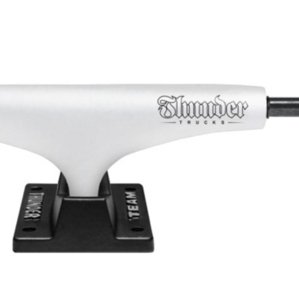 Thunder Team Edition Onyx Edition White Black (PAIR) - Skateboard Trucks Close Up