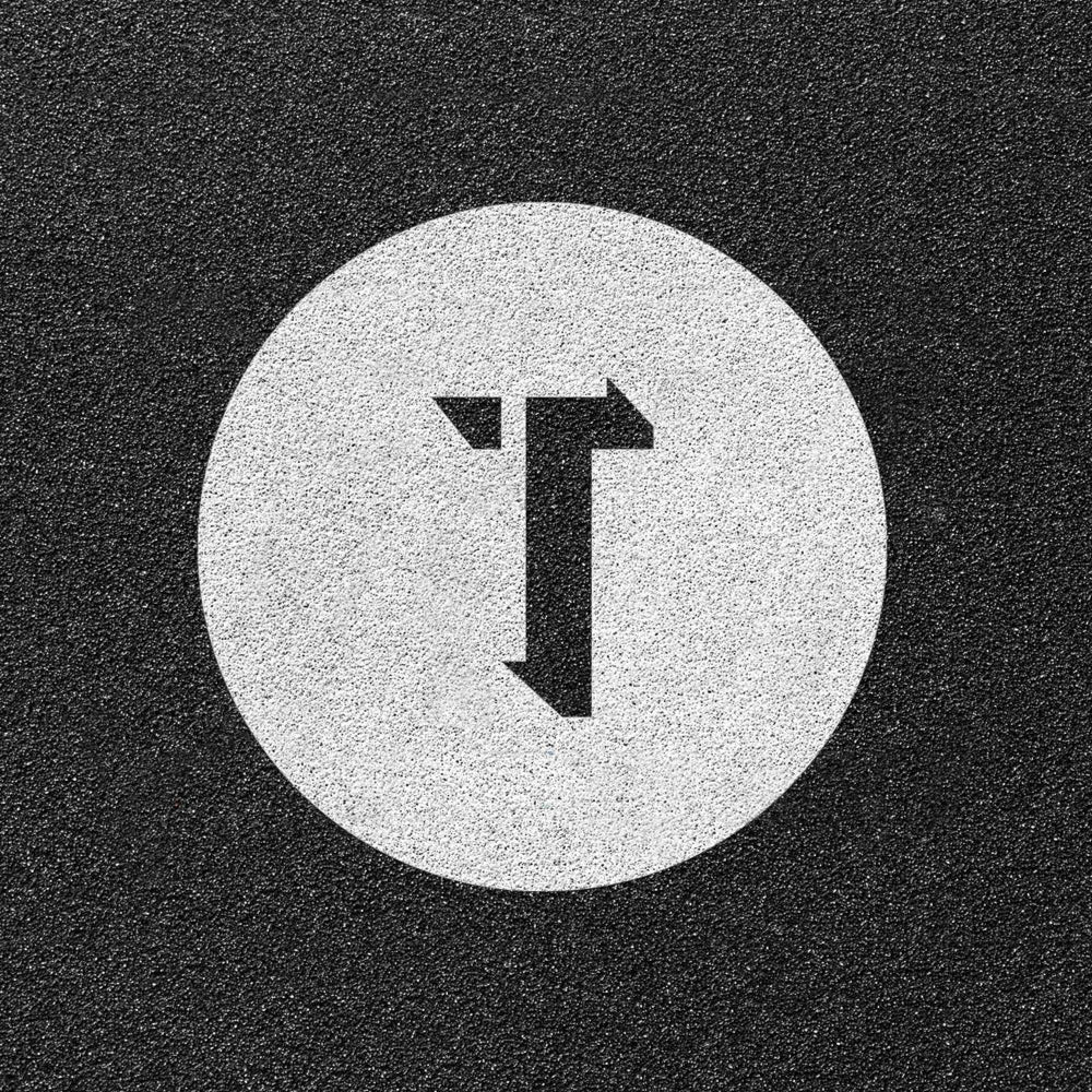 Tilt Circle T - Scooter Griptape Close up