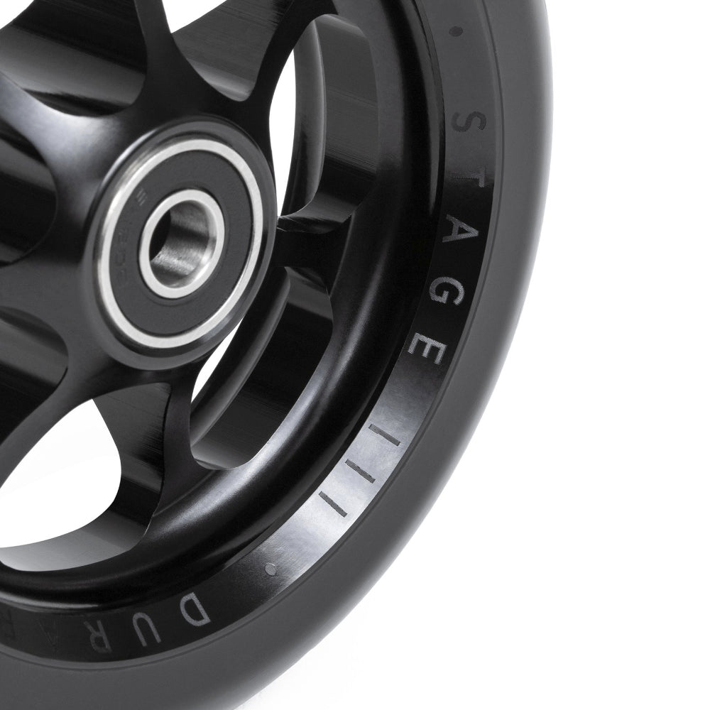 Tilt Stage 3 Durare Spoked Black 110X24mm Freestyle Scooter Wheels Bearings