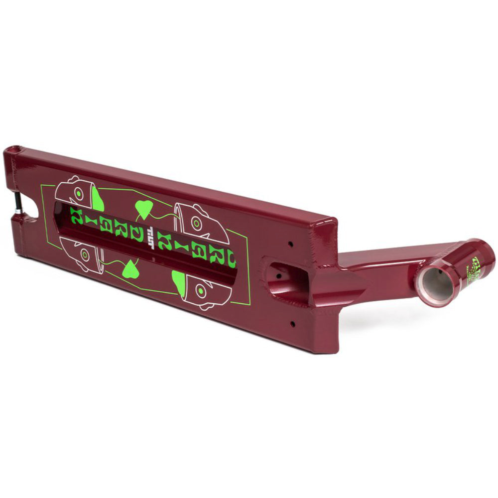 Tilt Theory 3 SELECTS Brain Drain - Scooter Deck 6x22 Bottom Deck Design Cut