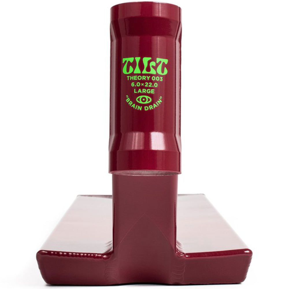 Tilt Theory 3 SELECTS Brain Drain - Scooter Deck Headtube Logo