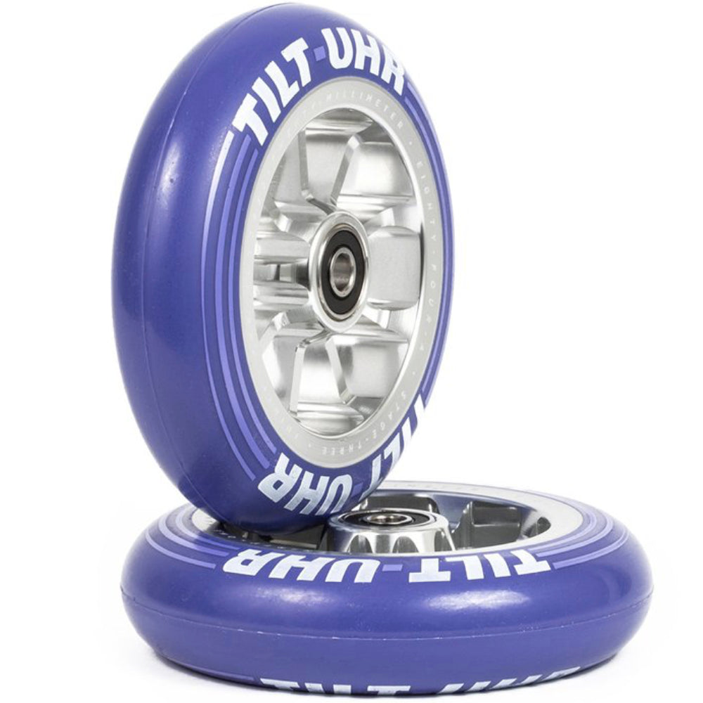 Tilt UHR Violet 120x30mm (PAIR) - Scooter Wheels Display