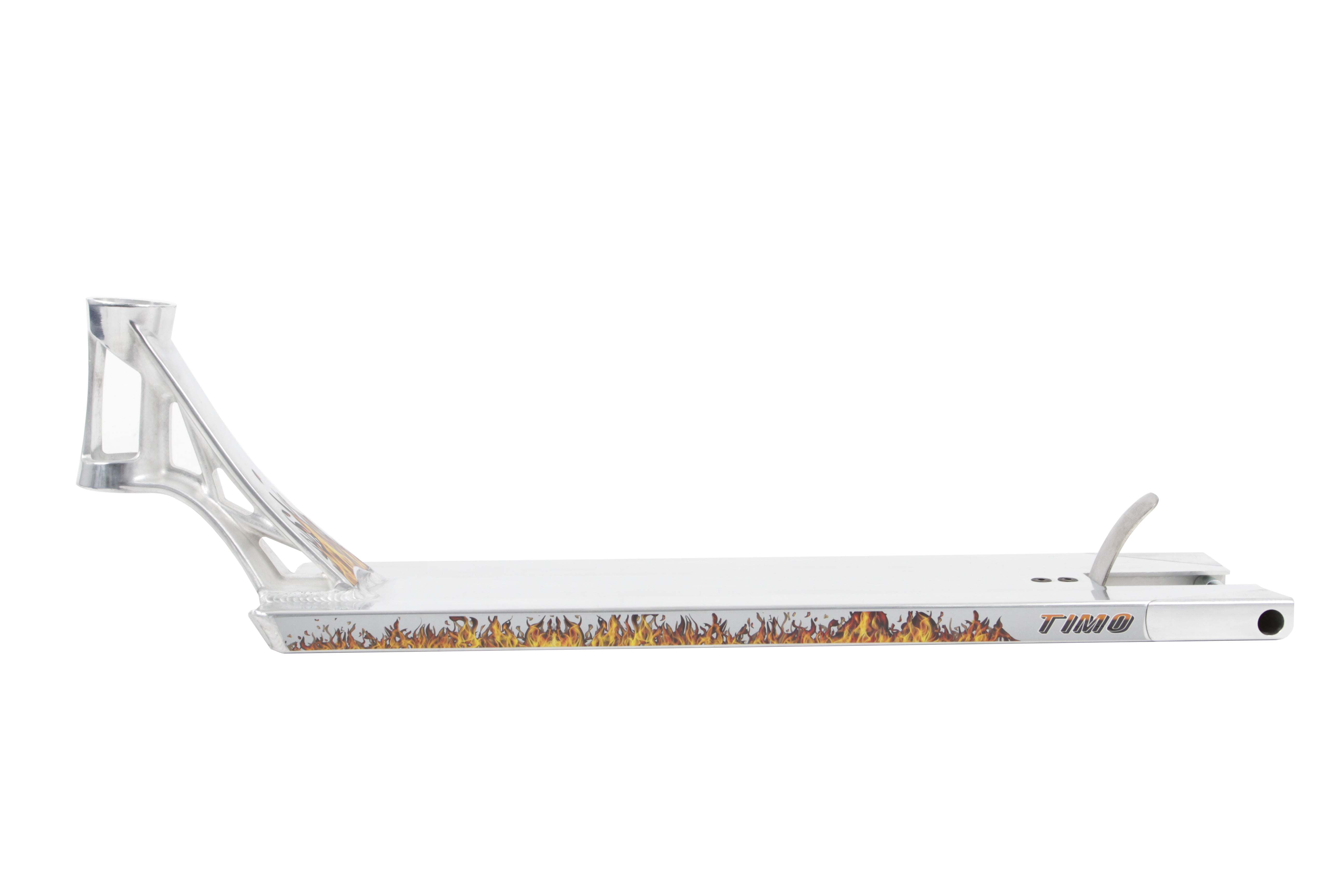 AO Scooters Timo Sturmlin Signature 5.8in - Scooter Deck Silver Side View