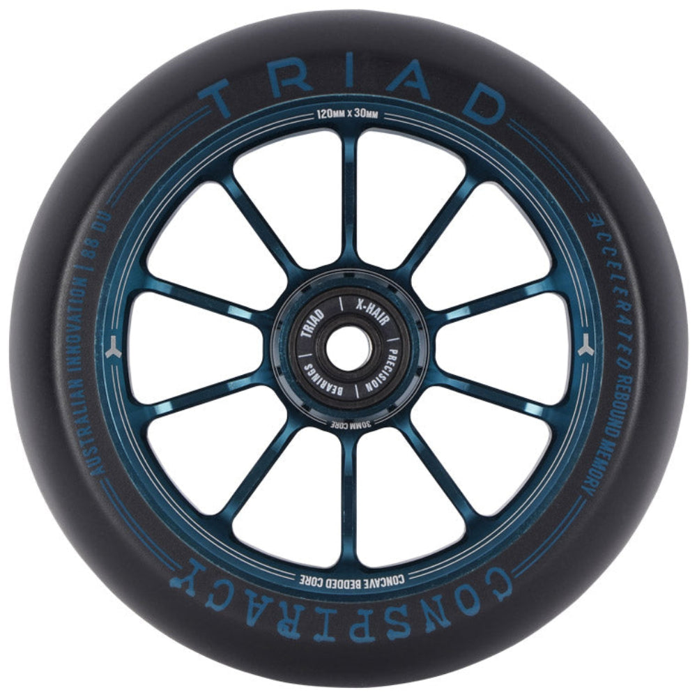 Triad Conspiracy 120x30mm Freestyle Scooter Wheels Blue