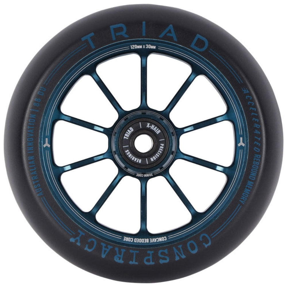 Triad Conspiracy 120x30mm Freestyle Scooter Wheels Blue