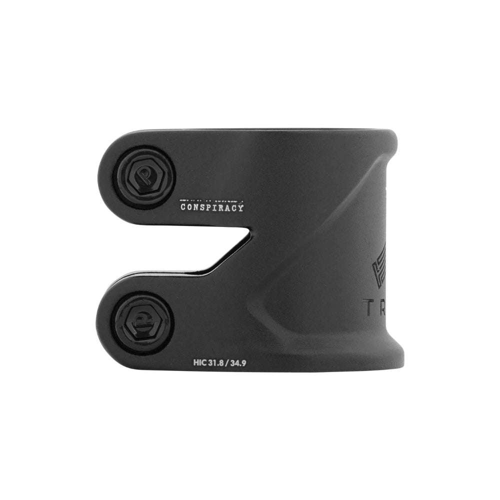 Triad Conspiracy 2 Bolt Freestyle Scooter Clamp With Integrated Dust Cap Black Side