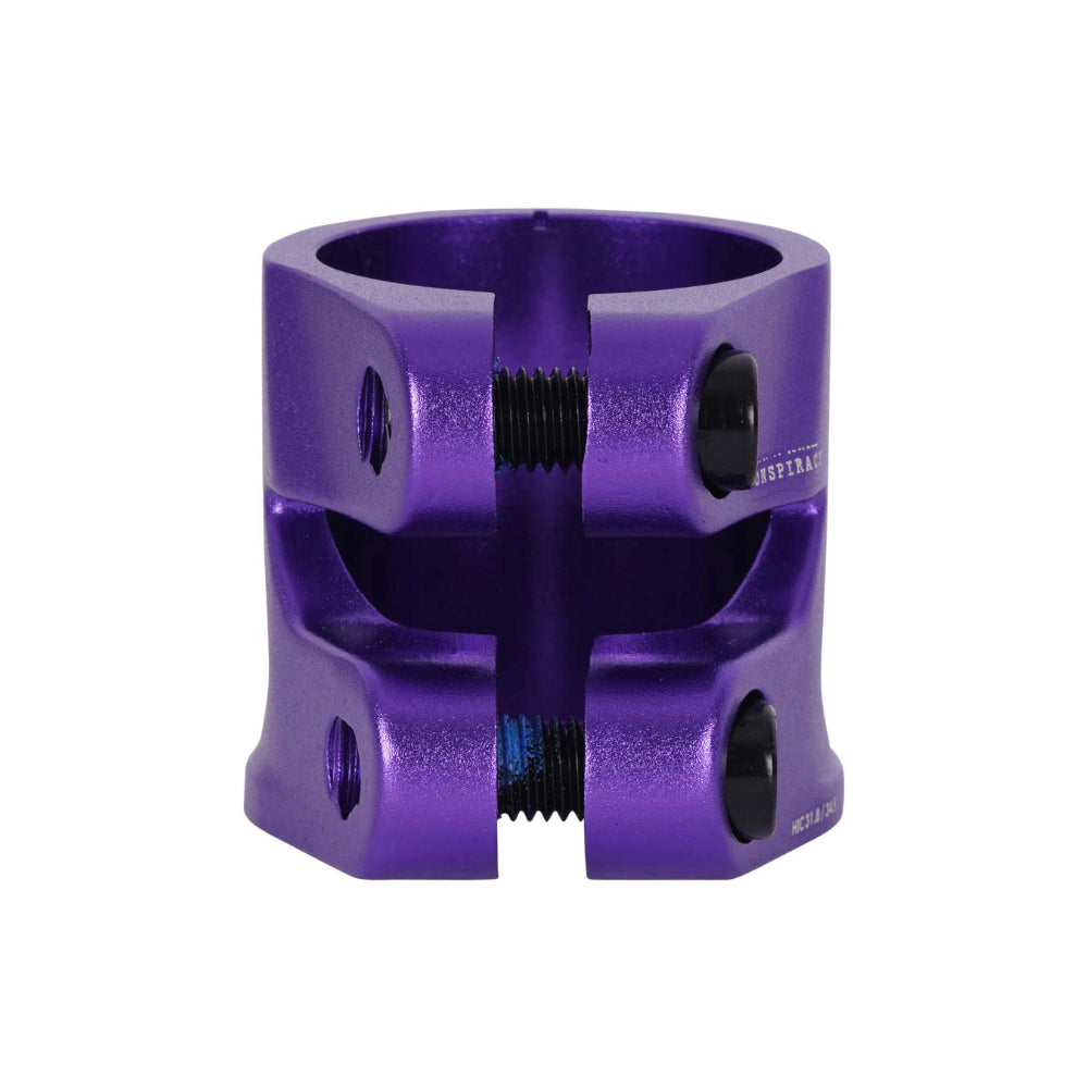 Triad Conspiracy 2 Bolt Freestyle Scooter Clamp With Integrated Dust Cap Purple Back