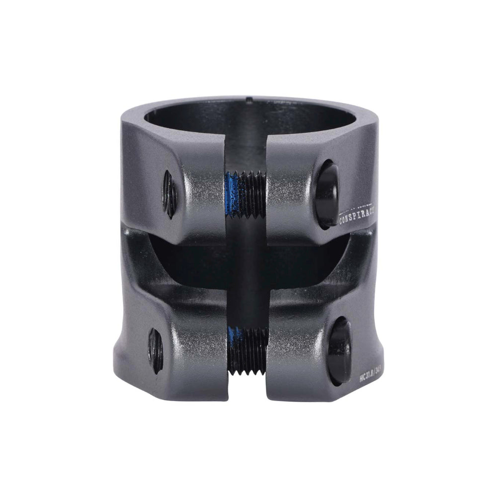 Triad Conspiracy 2 Bolt Freestyle Scooter Clamp With Integrated Dust Cap Titanium Back