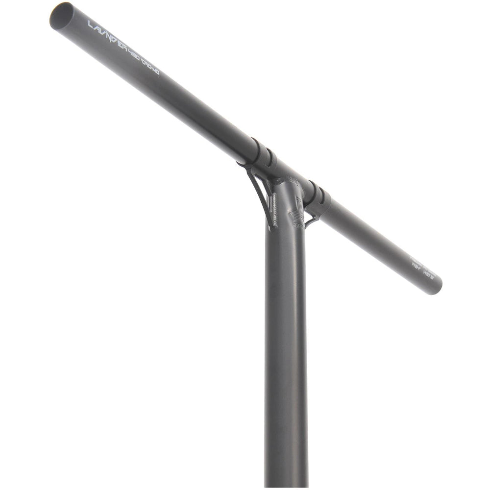 Triad Launder Oversized Butted Freestyle Scooter T-Bars with Gussets Black Zoom