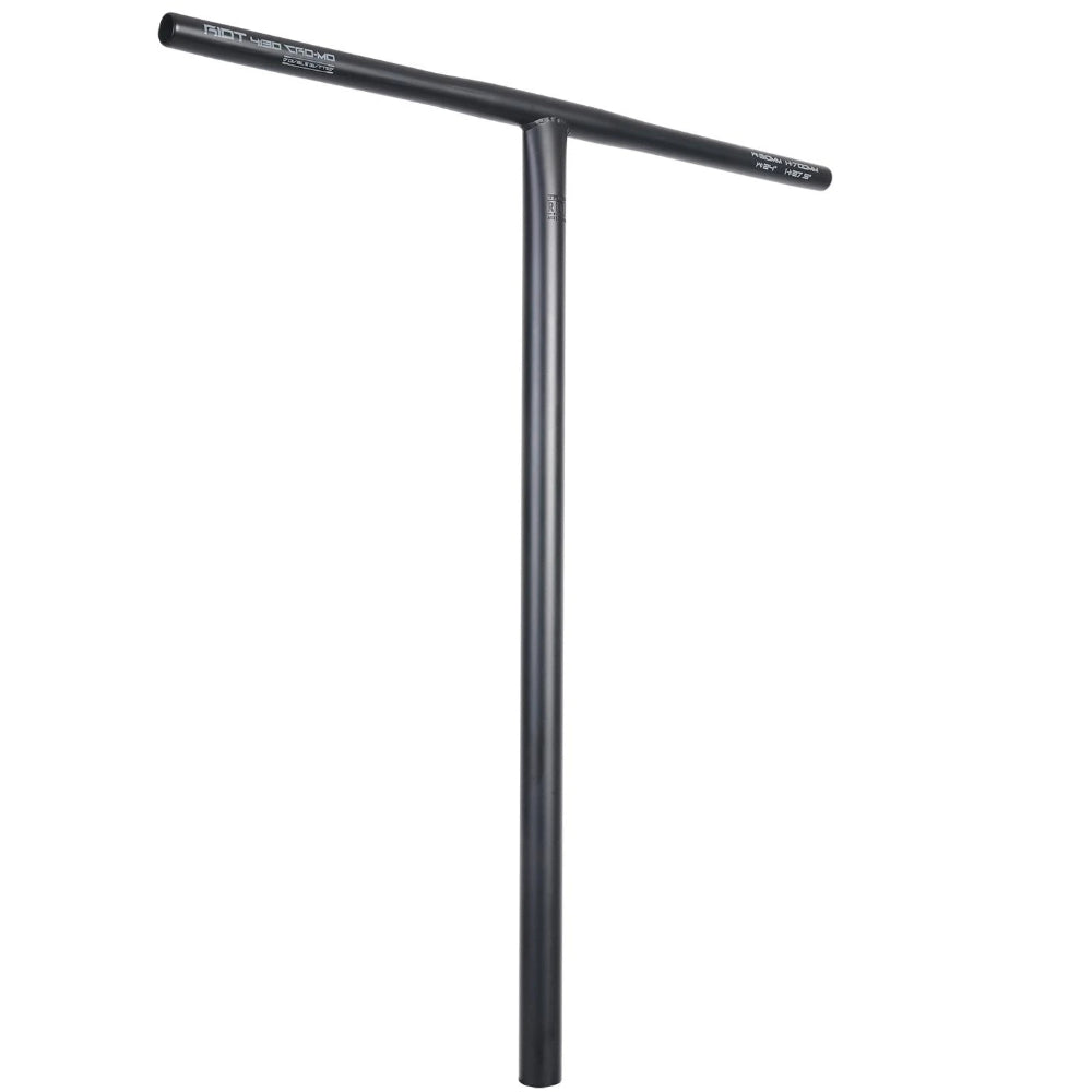 Triad Riot Chromoly Butted Standard Freestyle Scooter T-Bar Black Full Angle