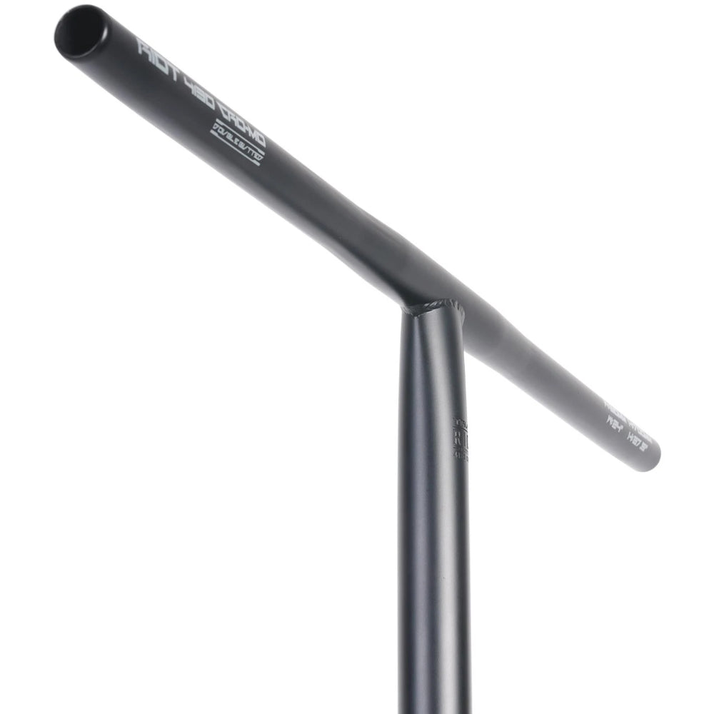 Triad Riot Chromoly Butted Standard Freestyle Scooter T-Bar Black Angle Zoom