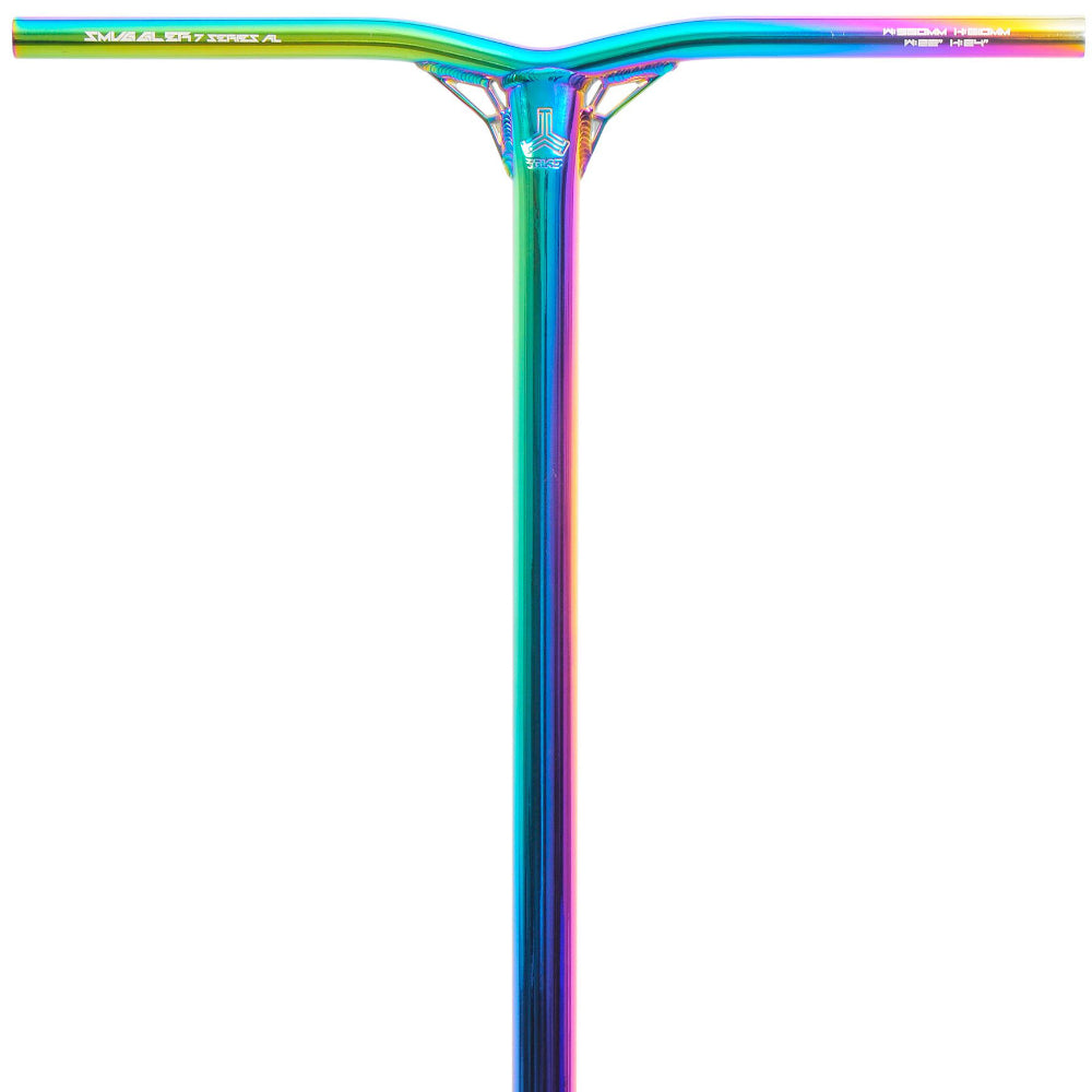 Triad Smuggler Aluminium Freestyle Scooter Bar Neo Chrome Oil Slick rainbow