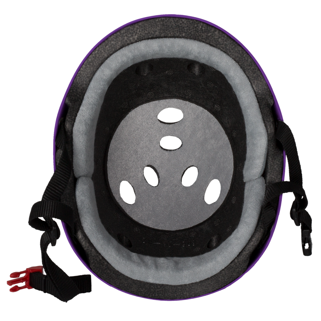 Triple 8 The CERTIFIED Sweatsaver Purple Glossy - Helmet Inside View