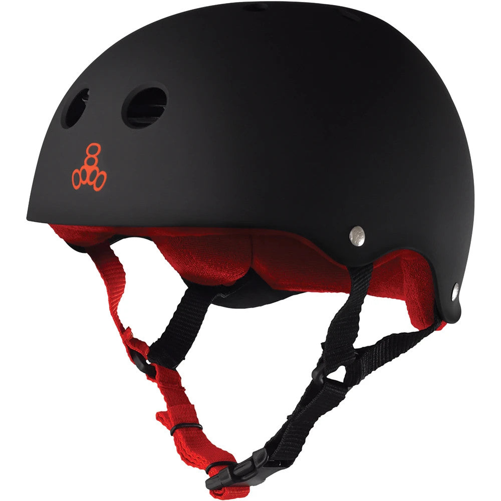 Triple 8 Sweatsaver Black Rubber - Helmet