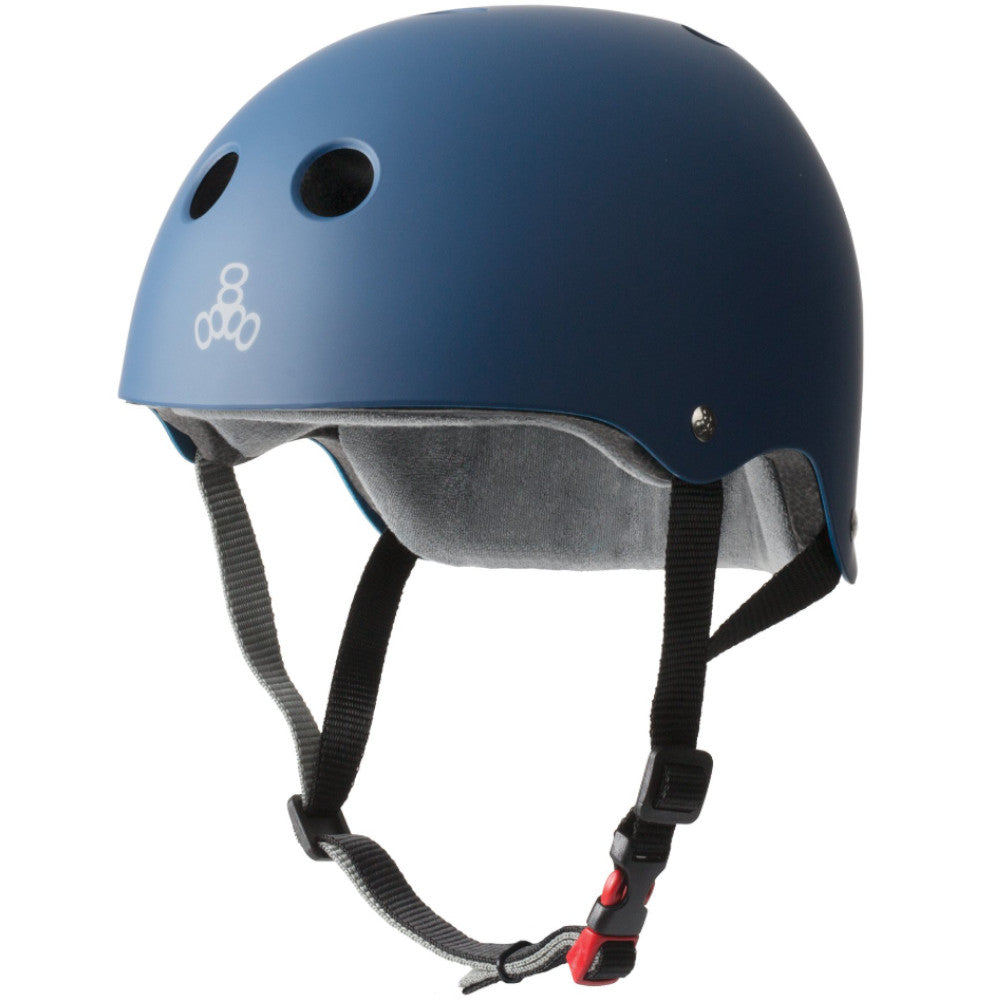 Triple 8 The CERTIFIED Sweatsaver Navy Rubber - Helmet