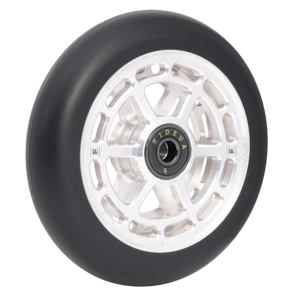 UrbanArtt Civic 110x24mm Scooter Wheels Raw Black Angle Hollow Core