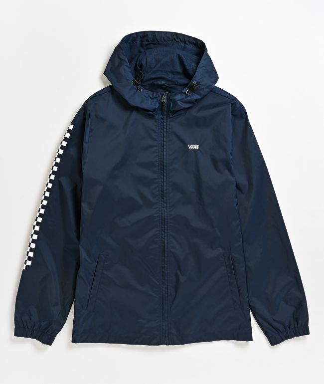 Vans Garnett Dress Blues Checket - Jacket Front View