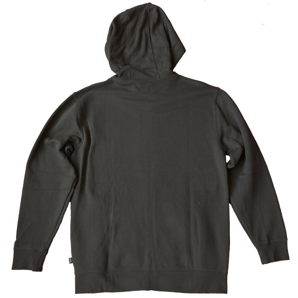 Vans Basic Zip Up Black Fleece Hoodie Back