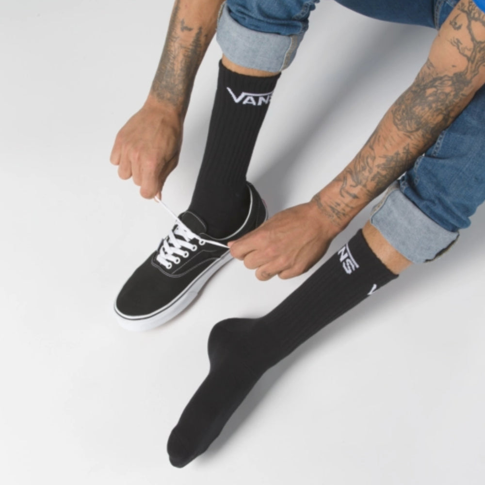 Vans Classic Crew Socks 3 Pack Black Model