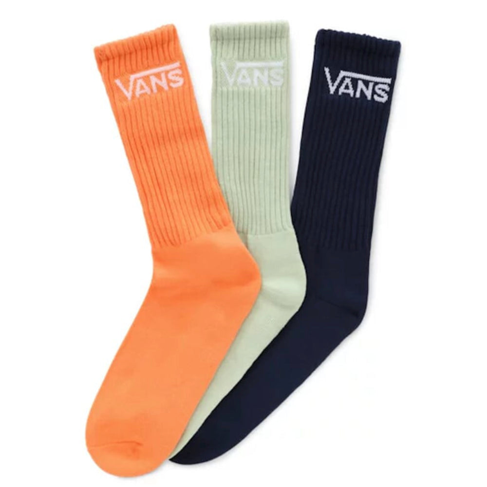 Vans Classic Crew Socks 3 Pack Celadon Green